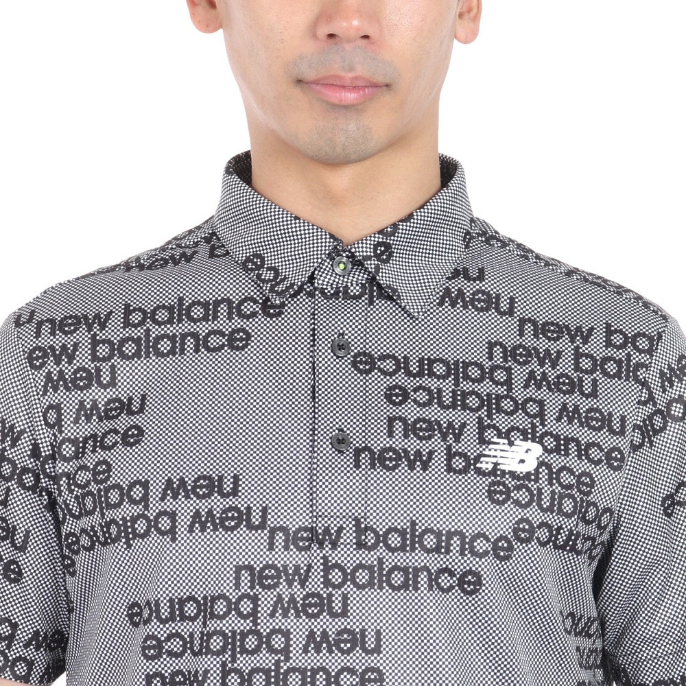 ニューバランス（new balance）（メンズ）ゴルフウェア 半袖 カラー シャツ 012-4168012-010