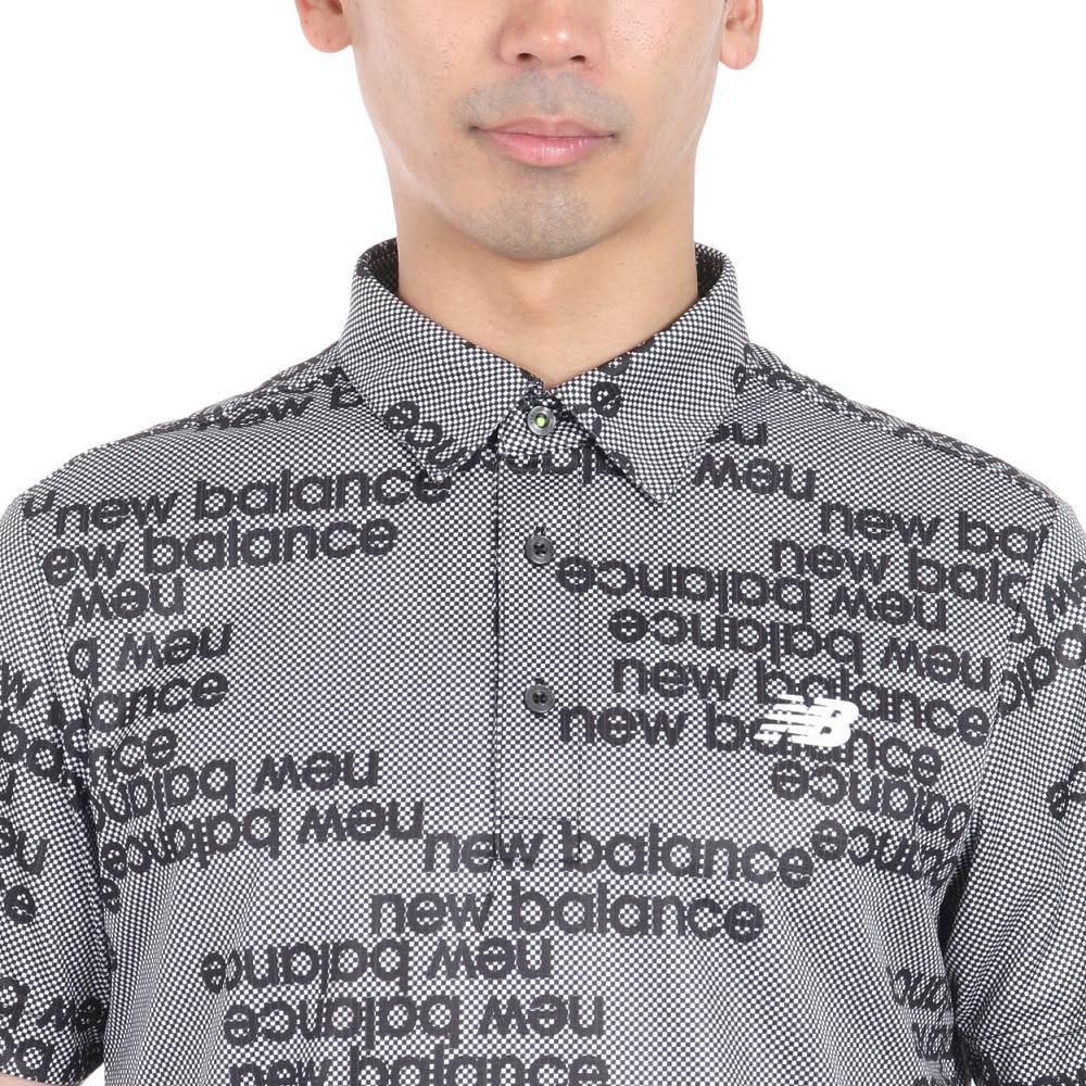 ニューバランス（new balance）（メンズ）ゴルフウェア 半袖カラーシャツ 012-4168012-010