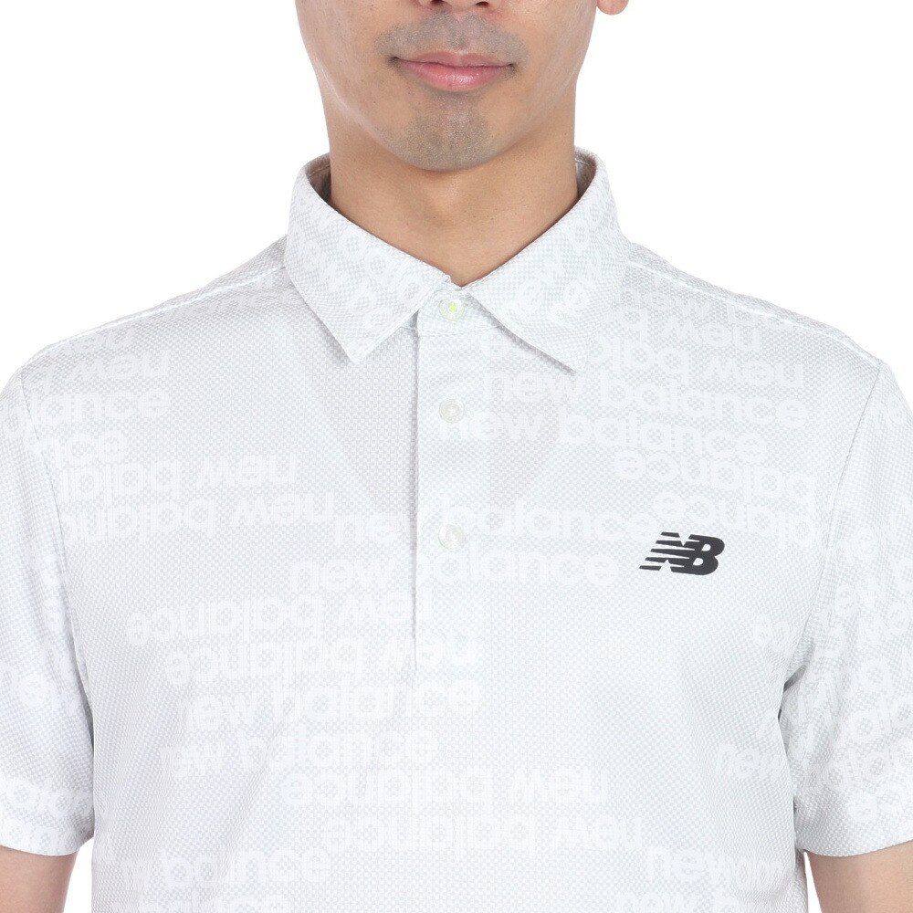 ニューバランス（new balance）（メンズ）ゴルフウェア 半袖 カラー シャツ 012-4168012-030