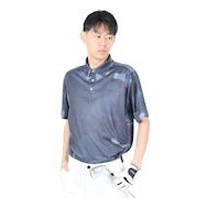パフォーマンスギア（PG）（メンズ）ゴルフウェア Marble 半袖ポロシャツ 403PG4SDD0002 BLK