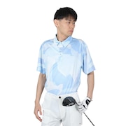 パフォーマンスギア（PG）（メンズ）ゴルフウェア Marble 半袖ポロシャツ 403PG4SDD0002 BLU