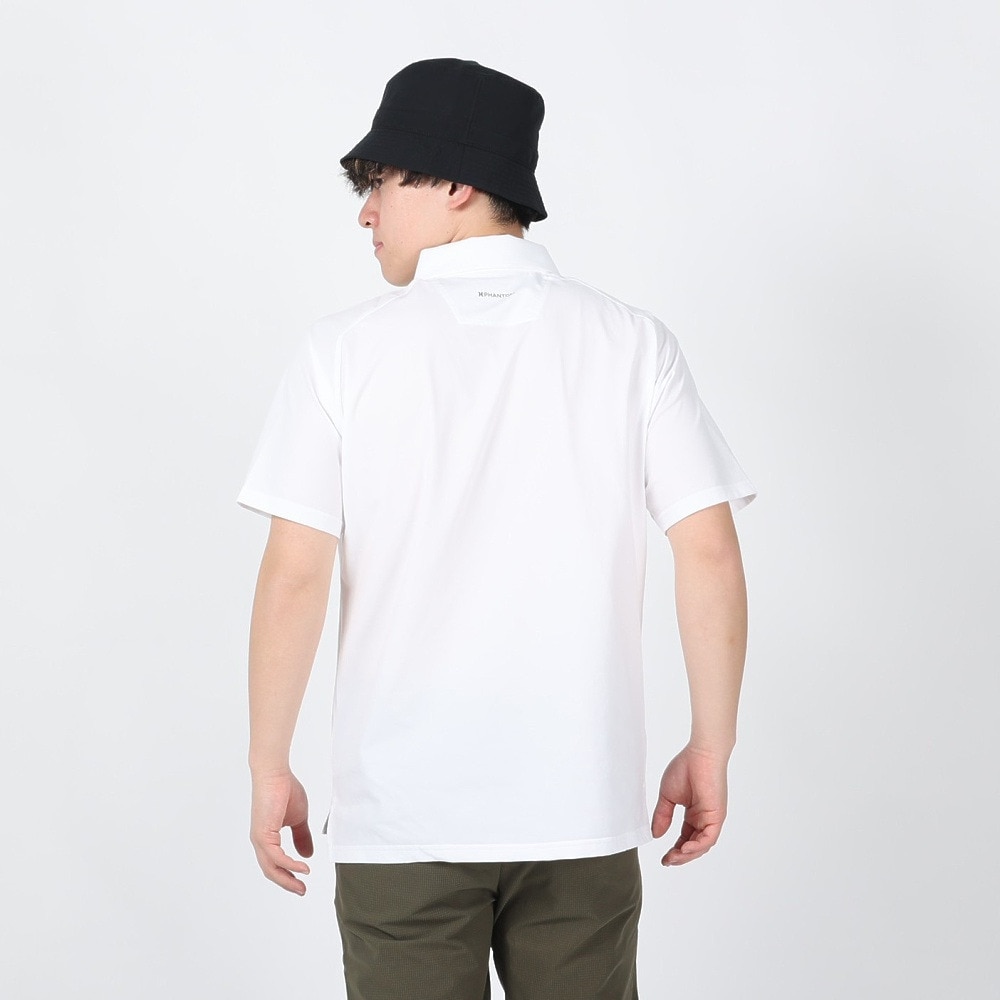 ハーレー（HURLEY）（メンズ）ゴルフウェア 吸汗速乾 UVカット PHANTOM 半袖 ポロシャツ MKT2200007-OWH