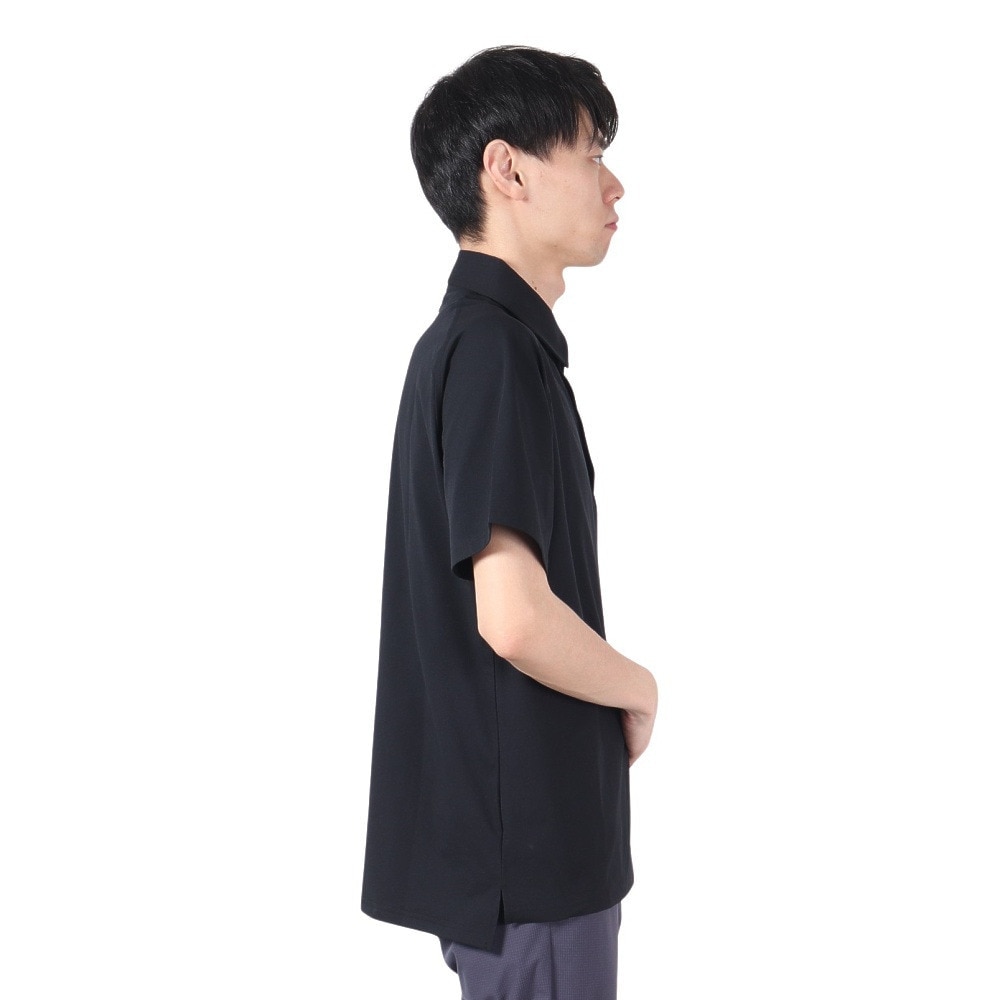ハーレー（HURLEY）（メンズ）ゴルフウェア 吸汗速乾 PHANTOM ONE AND ONLY 半袖ポロシャツ MKT2310070-BLK