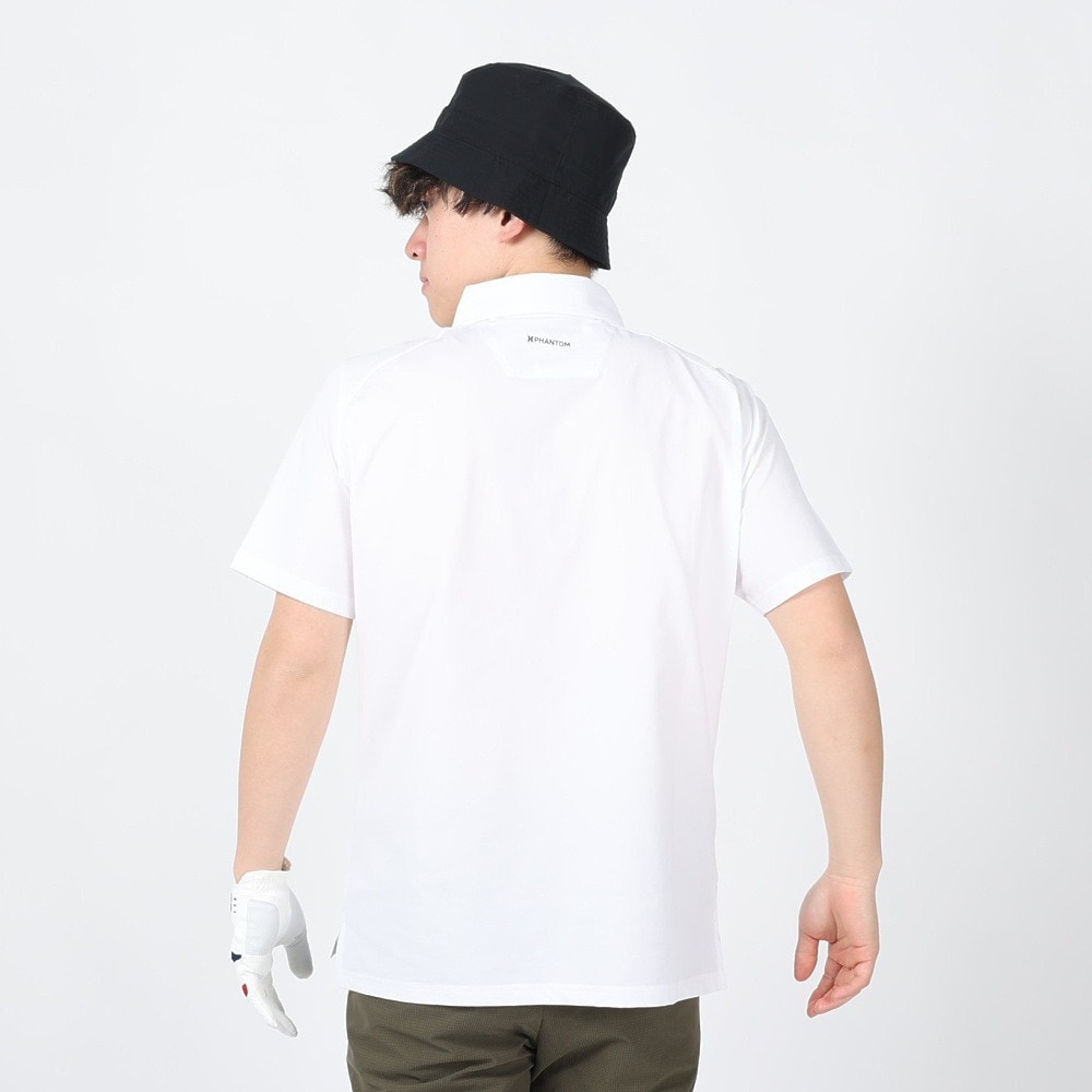 ハーレー（HURLEY）（メンズ）ゴルフウェア 吸汗速乾 ファントム ワンアンドオンリー 半袖ポロシャツ MKT2310070-OWHT