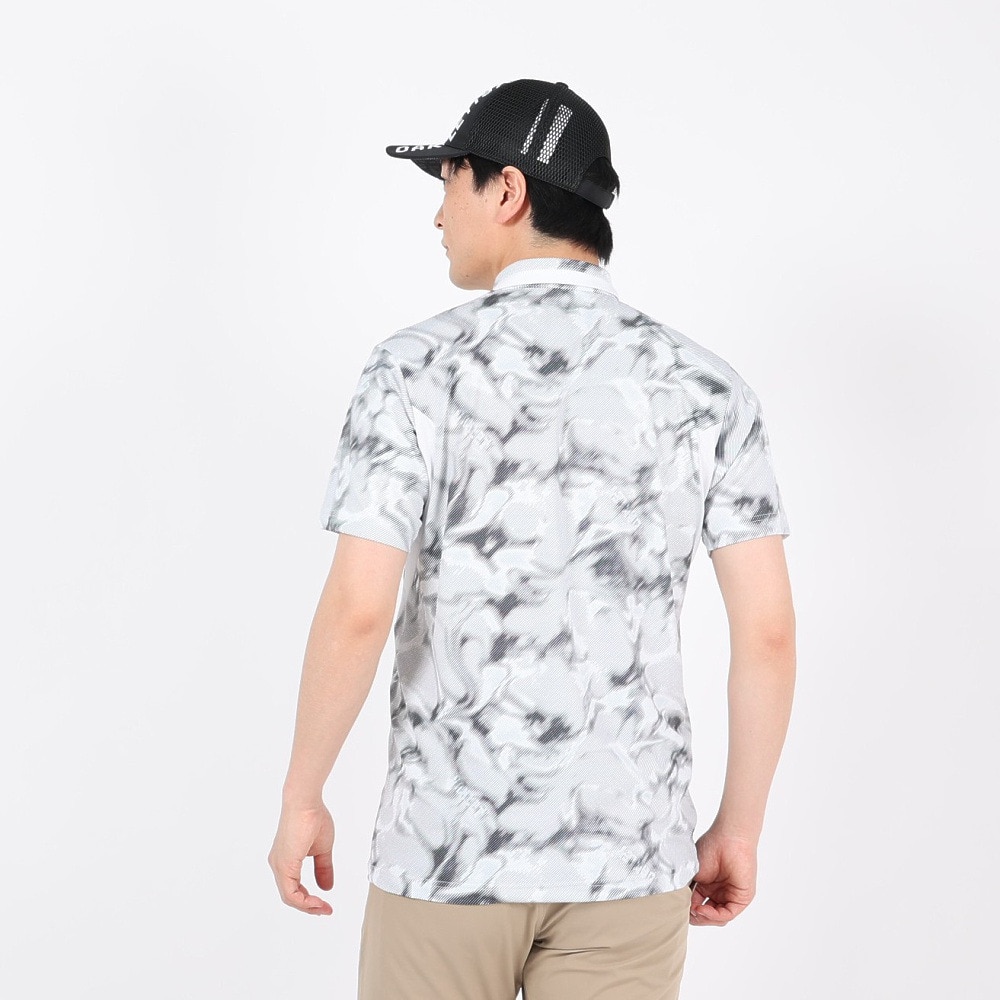 オークリー（OAKLEY）（メンズ）ゴルフウェア 半袖 吸汗速乾 DIAGONAL グラフィックシャツ FOA406435-186