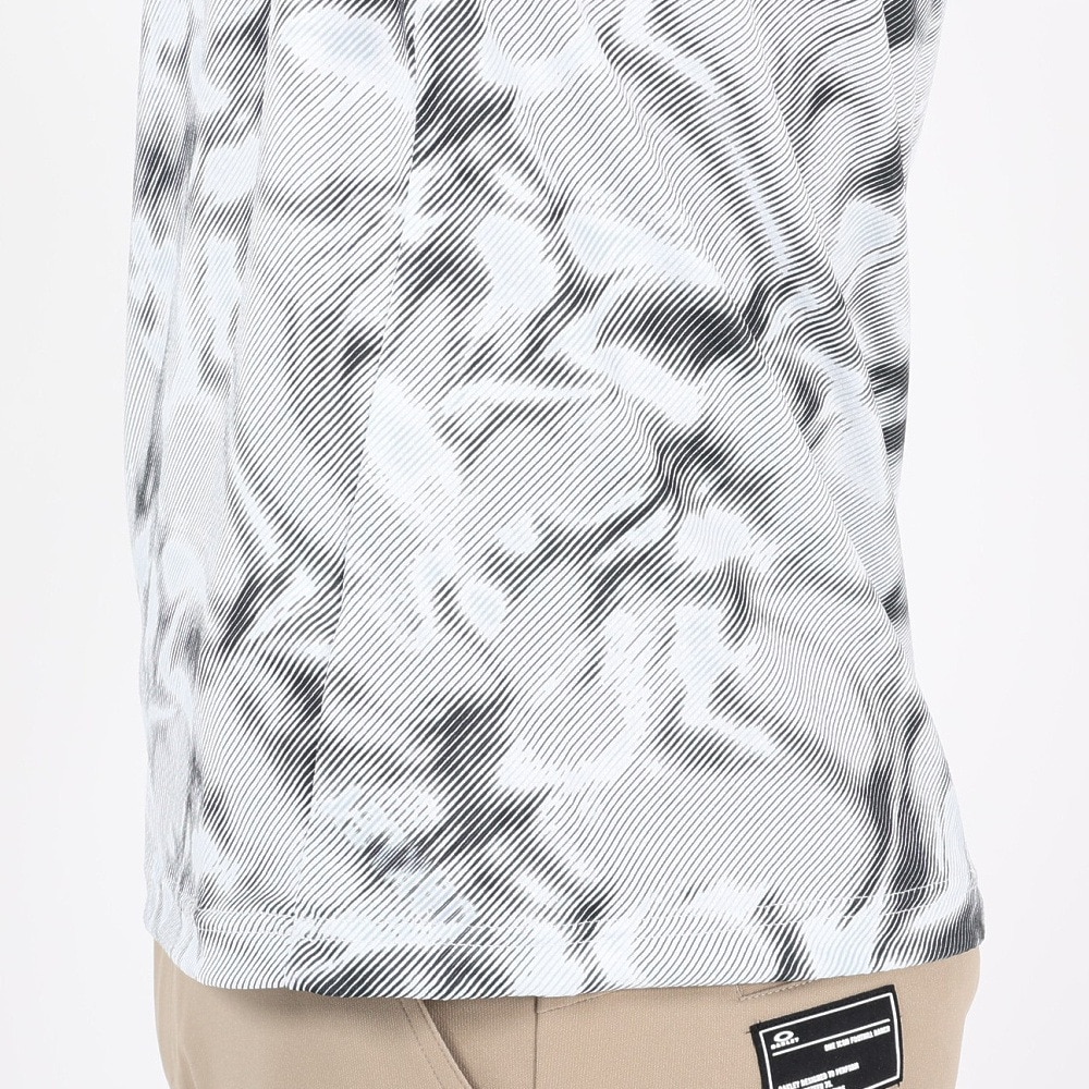 オークリー（OAKLEY）（メンズ）ゴルフウェア 半袖 吸汗速乾 DIAGONAL グラフィックシャツ FOA406435-186