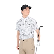 オークリー（OAKLEY）（メンズ）ゴルフウェア 半袖 吸汗速乾 DIAGONAL グラフィックシャツ FOA406435-186