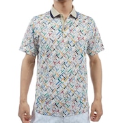 トミーヒルフィガー（TOMMY HILFIGER）（メンズ）ゴルフウェア モノグラム 半袖ポロシャツ THMA409-SND