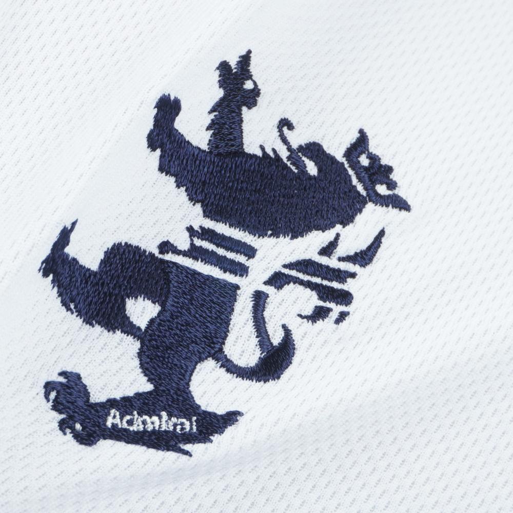 アドミラル ゴルフ（Admiral GOLF）（メンズ）ゴルフウェア 半袖 フラッグ ポロシャツ ADMA316-WHT