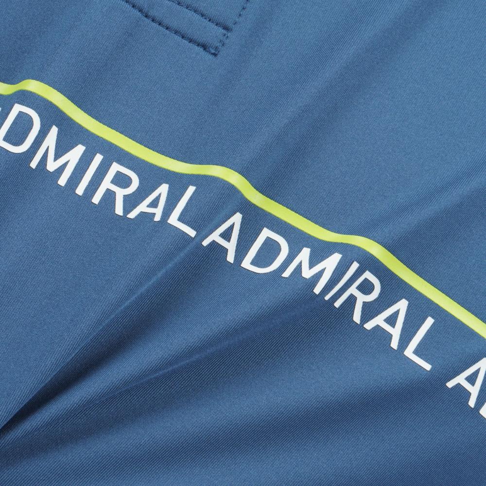 アドミラル ゴルフ（Admiral GOLF）（メンズ）ゴルフウェア 半袖 ラインロゴ シャツ ADMA428-BGRY