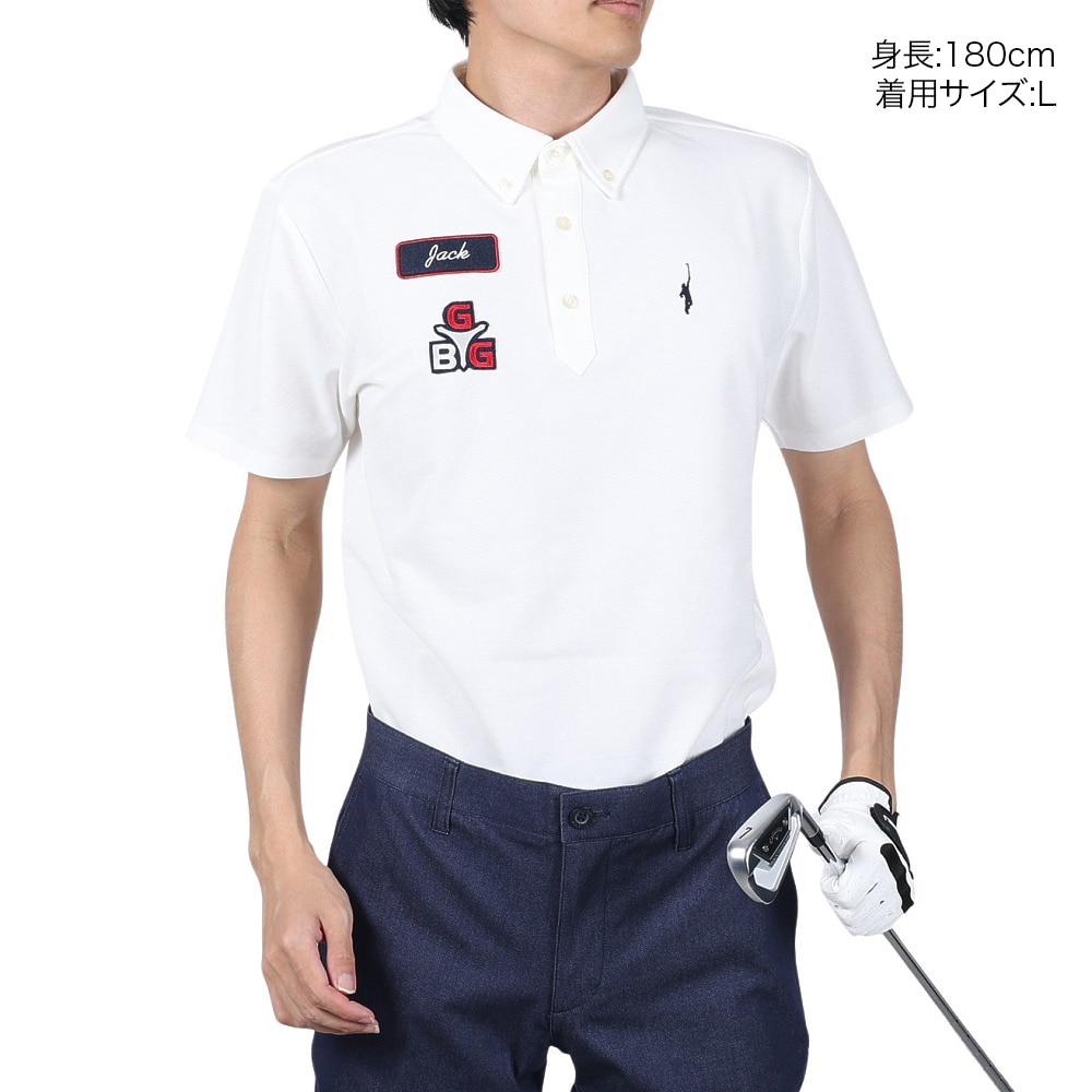 GB GOLF（ゴールデンベア ゴルフ）（メンズ）ゴルフウェア 半袖 GOLF TOUR ポロシャツ 311Q3550-C10
