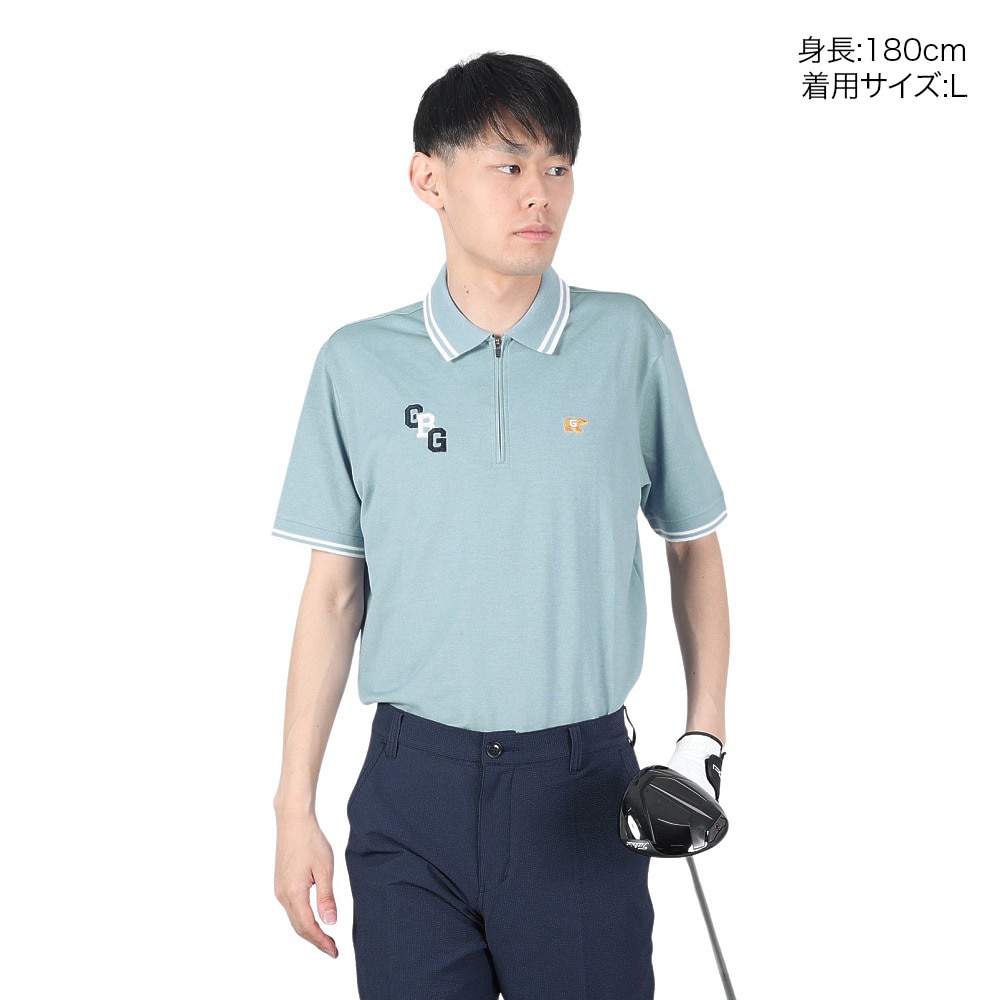 GB GOLF（ゴールデンベア ゴルフ）（メンズ）ゴルフウェア 半袖 CITYポロシャツ 311Q4554-C42
