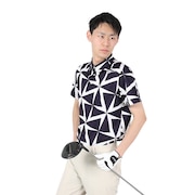 スリクソン（SRIXON）（メンズ）ゴルフウェア 松山プロ共同開発 吸汗 ウインドミルプリントシャツ RGMXJA01 NV00