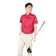 スリクソン（SRIXON）（メンズ）ゴルフウェア 松山プロ共同開発 吸汗 ウインドミルプリントシャツ RGMXJA01 PK00