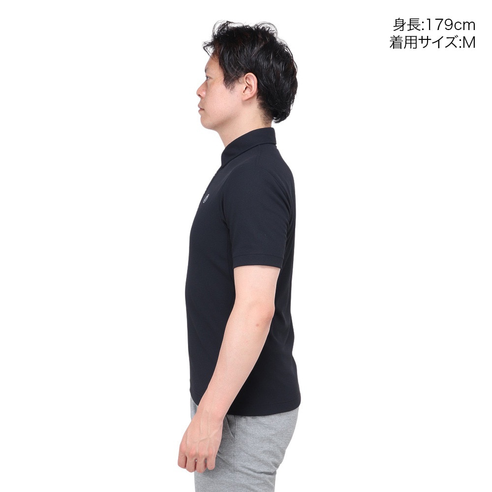 トミーアーマー（Tommy Armour）（メンズ）ゴルフウェア 半袖 ベーシックショートスリーブポロシャツ TAES24B030100 BLK