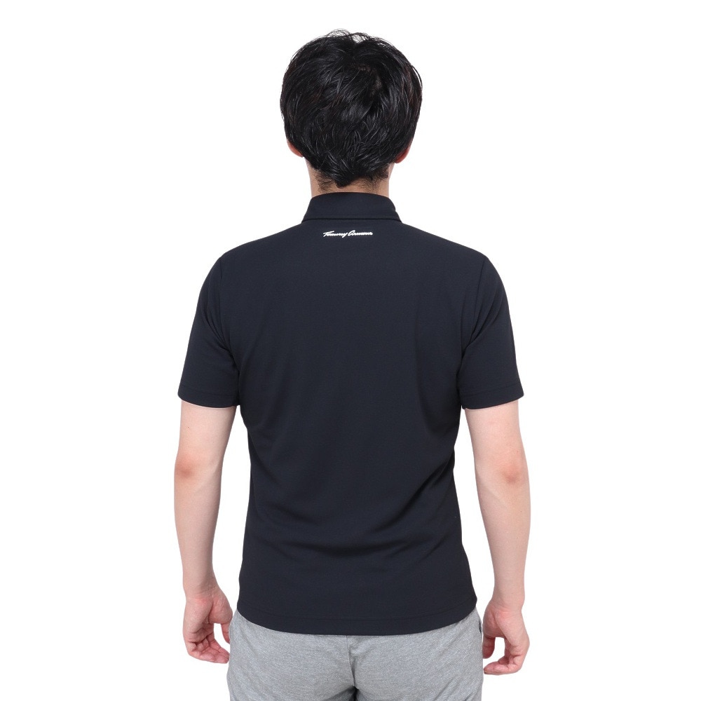 トミーアーマー（Tommy Armour）（メンズ）ゴルフウェア 半袖 ベーシックショートスリーブポロシャツ TAES24B030100 BLK