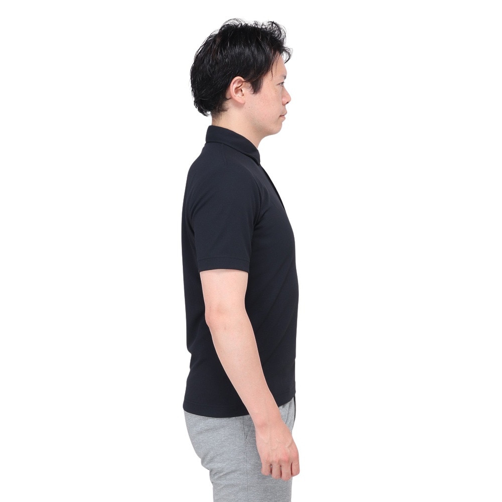 トミーアーマー（Tommy Armour）（メンズ）ゴルフウェア 半袖 ベーシックショートスリーブポロシャツ TAES24B030100 BLK