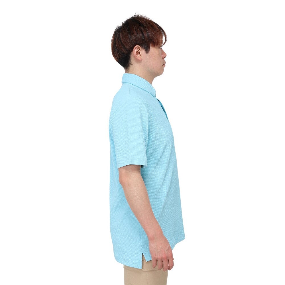 トミーアーマー（Tommy Armour）（メンズ）ゴルフウェア 吸汗速乾 JAQ Waffle 半袖ポロ TANB24S030006 BLU