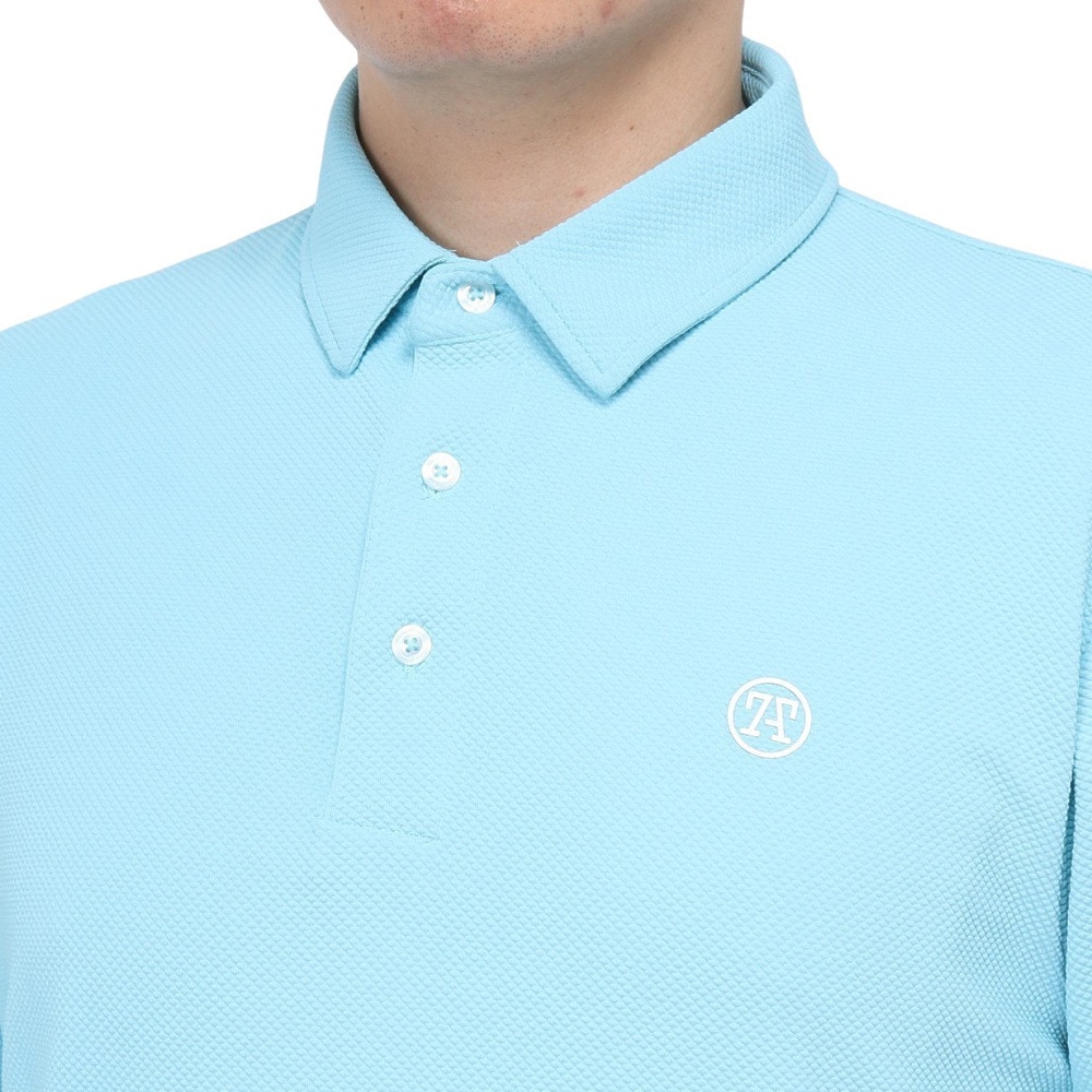 トミーアーマー（Tommy Armour）（メンズ）ゴルフウェア 吸汗速乾 JAQ Waffle 半袖ポロ TANB24S030006 BLU
