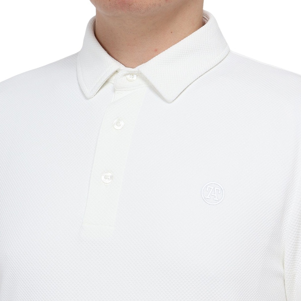 トミーアーマー（Tommy Armour）（メンズ）ゴルフウェア 吸汗速乾 JAQ Waffle 半袖ポロ TANB24S030006 WHT