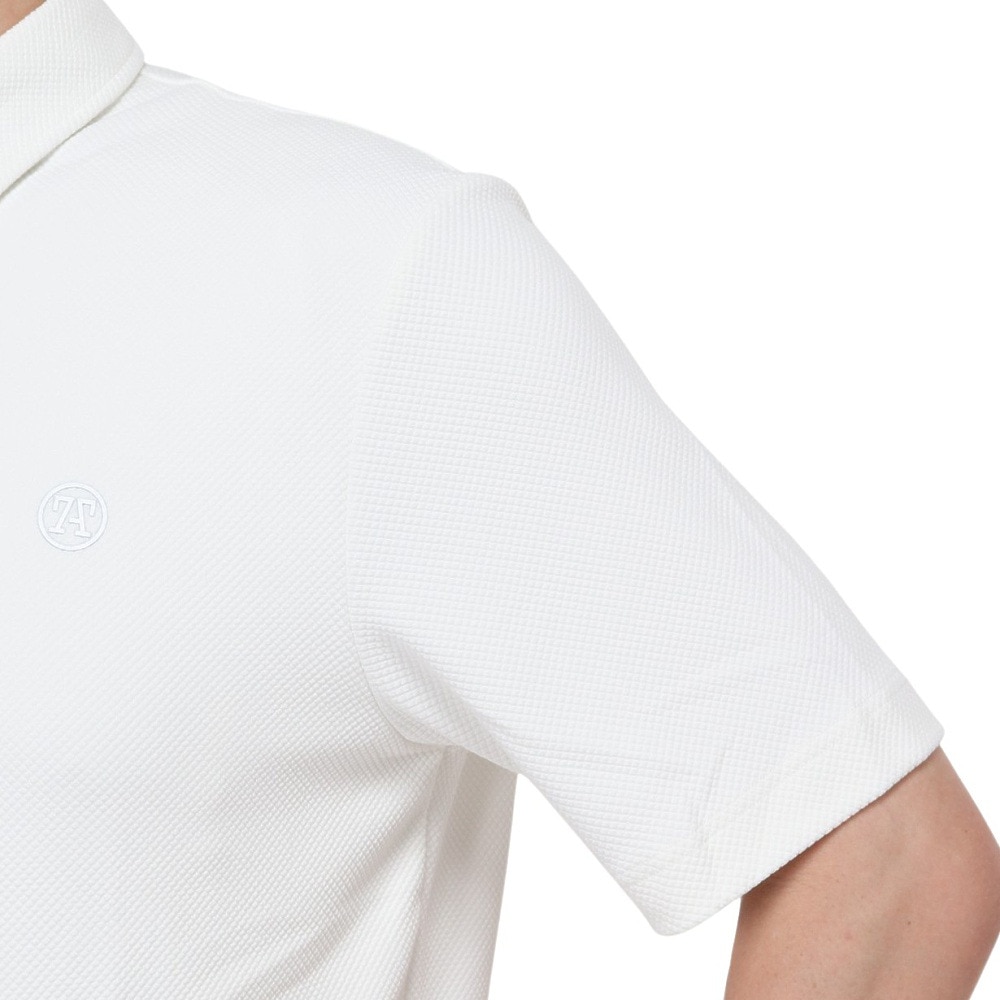 トミーアーマー（Tommy Armour）（メンズ）ゴルフウェア 吸汗速乾 JAQ Waffle 半袖ポロ TANB24S030006 WHT