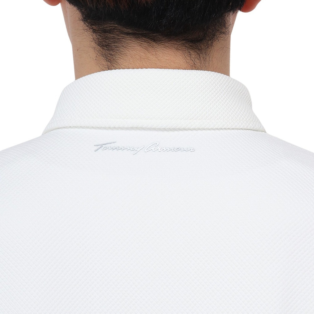 トミーアーマー（Tommy Armour）（メンズ）ゴルフウェア 吸汗速乾 JAQ Waffle 半袖ポロ TANB24S030006 WHT