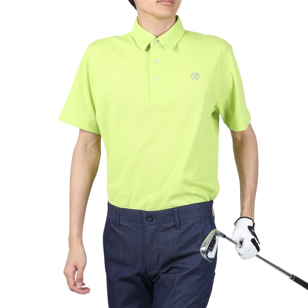 トミーアーマー（Tommy Armour）（メンズ）ゴルフウェア 吸水速乾 Lt. Slub ショートスリーブポロシャツ TANB24S030008 GRN