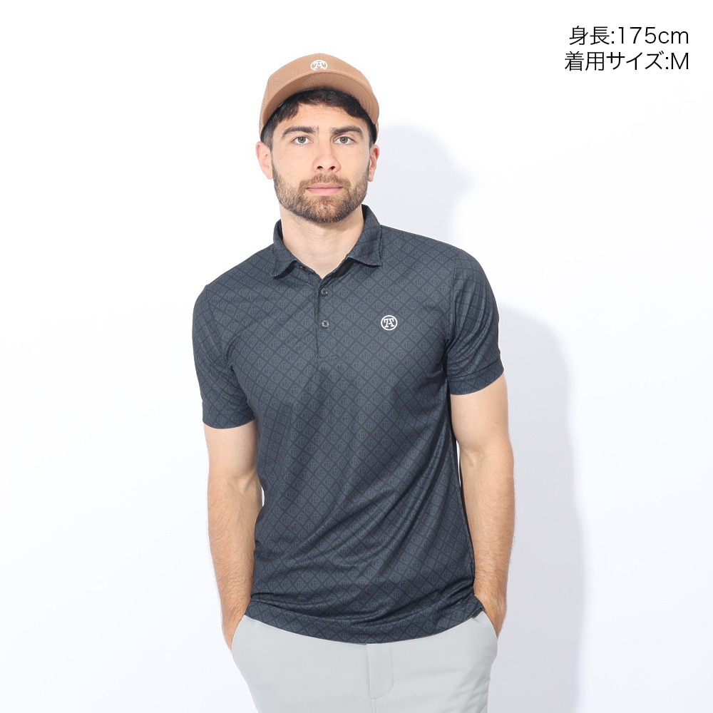 トミーアーマー（Tommy Armour）（メンズ）ゴルフウェア 半袖 吸水速乾 KAITEKIRYU ショートスリーブポロシャツ TAUK24S030012 BLK