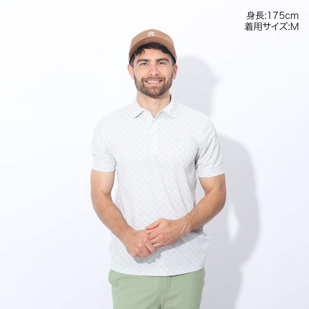 トミーアーマー（Tommy Armour）（メンズ）ゴルフウェア 半袖 吸水速乾 KAITEKIRYU ショートスリーブポロシャツ TAUK24S030012 WHT