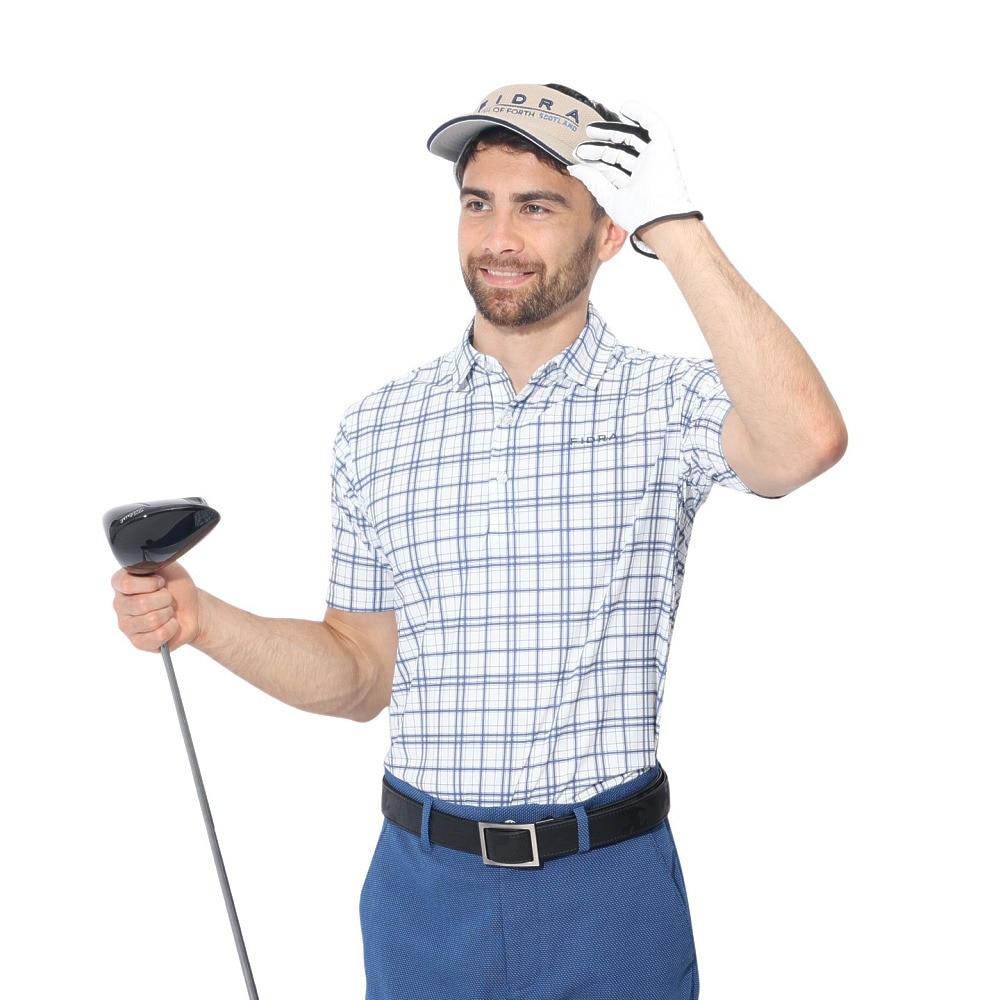 フィドラ（FIDRA）（メンズ）ゴルフウェア 半袖 吸汗速乾 ポロシャツ KAITEKIRYU FD5RTG26 NVY