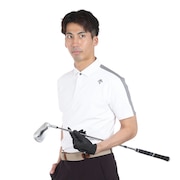 デサントゴルフ（DESCENTEGOLF）（メンズ）ゴルフウェア ベアスムース半袖シャツ DGMXJA16 WH00