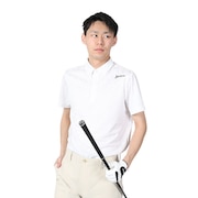 スリクソン（SRIXON）（メンズ）ゴルフウェア ロゴパターンジャガードシャツ RGMXJA04 WH00
