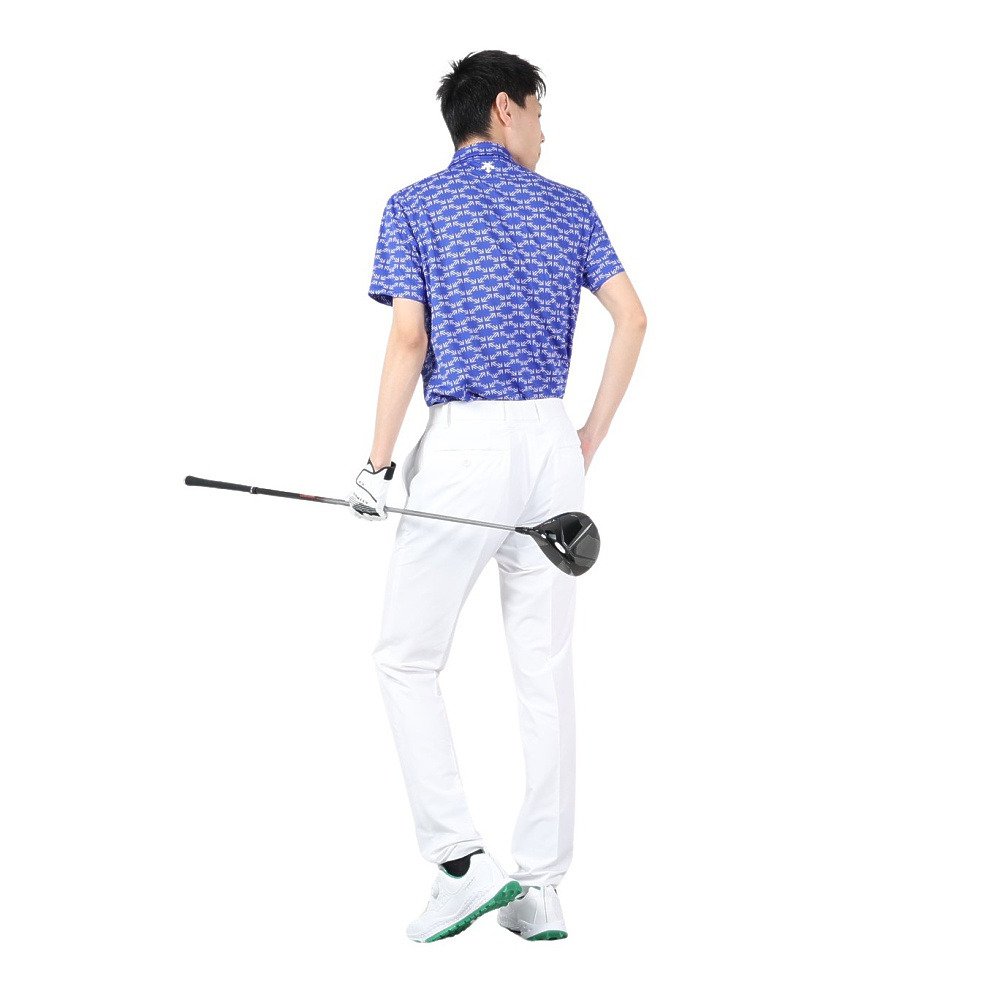 スリクソン（SRIXON）（メンズ）ゴルフウェア 松山英樹プロ レプリカモデル 吸汗速乾 半袖プリントシャツ RGMXJA18 BL00
