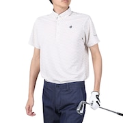 ルコックスポルティフ（lecoqsportif）（メンズ）ゴルフウェア プリント半袖シャツ QGMXJA53 BG00