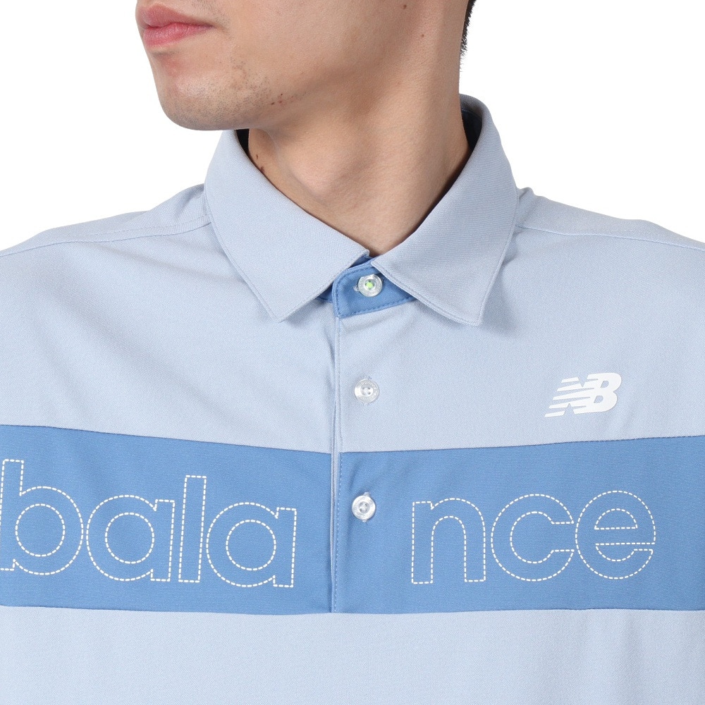 ニューバランス（new balance）（メンズ）ゴルフウェア COLLAR 半袖ポロシャツ 012-4168011-112
