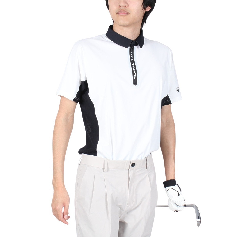 テーラーメイド（TAYLORMADE）（メンズ）ゴルフウェア ツアーハイブリッド 半袖ポロシャツ M19495ーTL386