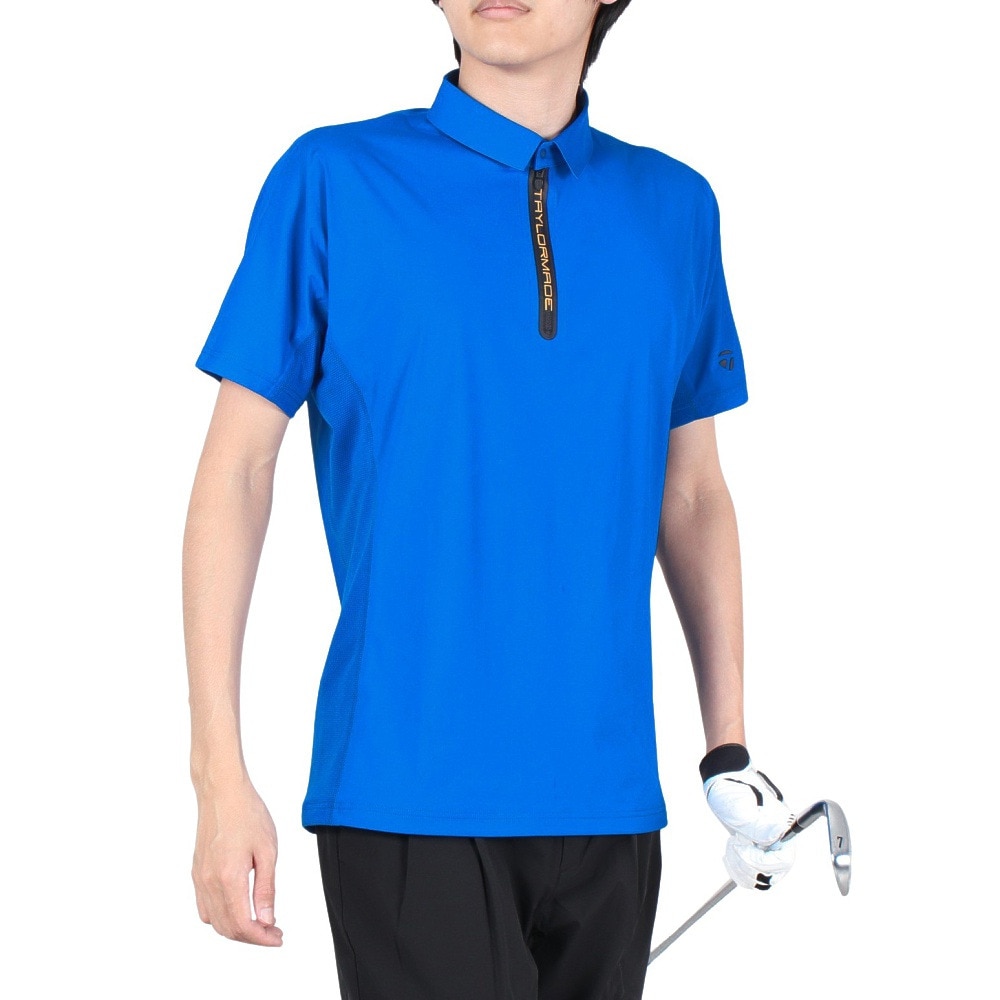 テーラーメイド（TAYLORMADE）（メンズ）ゴルフウェア ツアーハイブリッド 半袖ポロシャツ M19497ーTL386