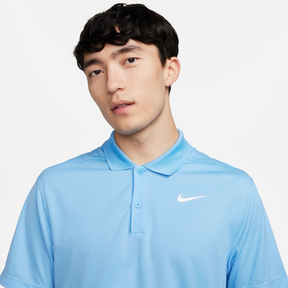 ナイキ（NIKE）（メンズ）ゴルフウェア 吸汗 ドライフィット ビクトリー ソリッド 半袖ポロシャツ DH0823-412