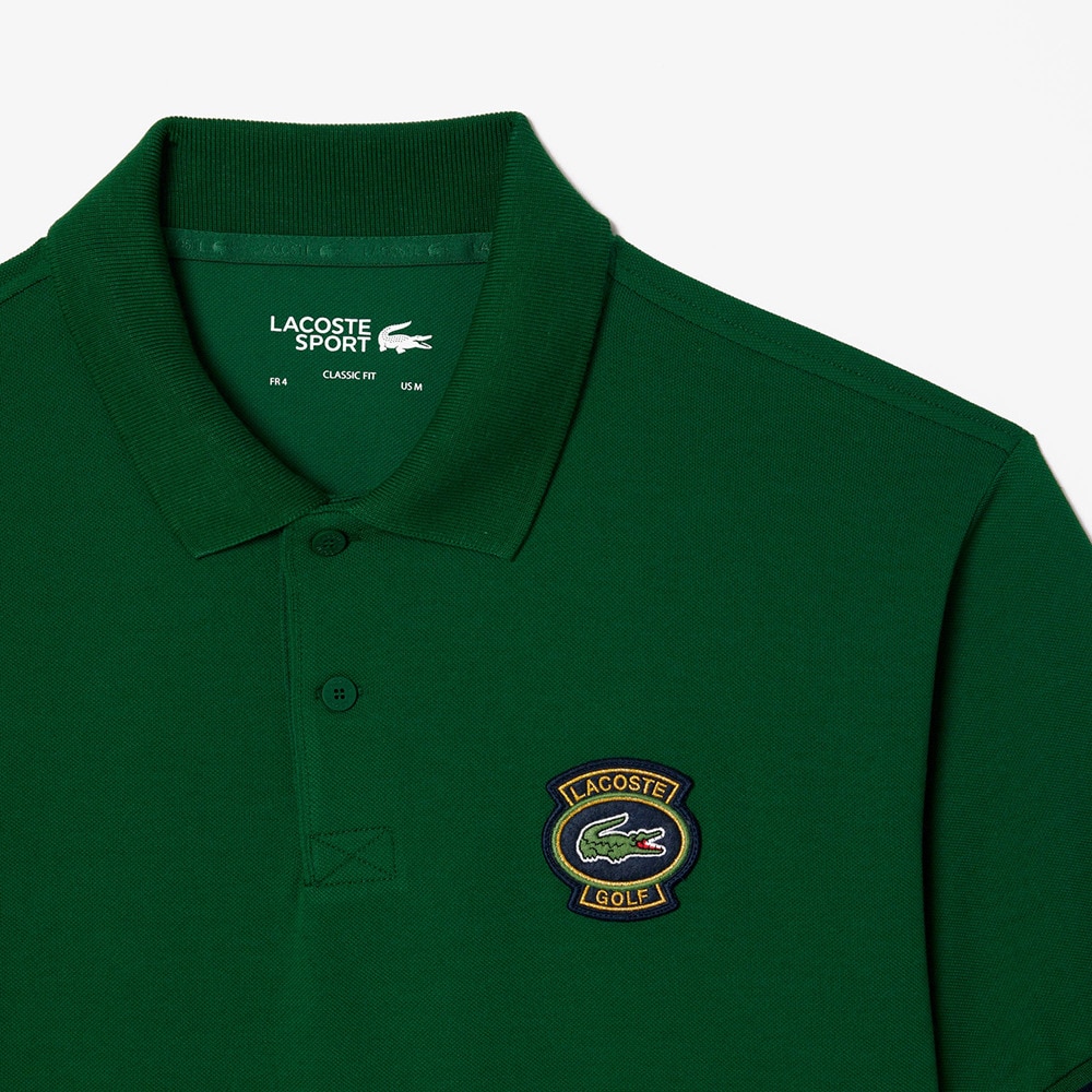 ラコステ（LACOSTE）（メンズ）ゴルフウェア オーバルワッペンポロ DH7436-10-132
