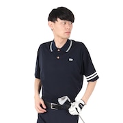 (メンズ)ゴルフウェア 鹿の子ストレッチ 半袖ポロシャツ 044-22742-098-24AW