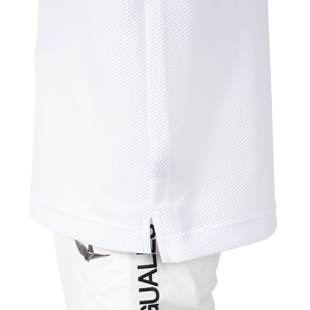 ウノ ピゥ ウノ ウグァーレ トレ（1PIU1UGUALE3）（メンズ）ゴルフウェア ポロシャツ STRIPE SWITCH GRT215 WHT