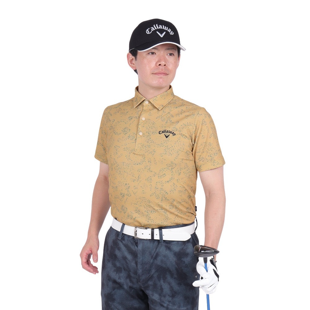 キャロウェイ（CALLAWAY）（メンズ）ゴルフウェア 吸水速乾 半袖シャツ C24234106-1040