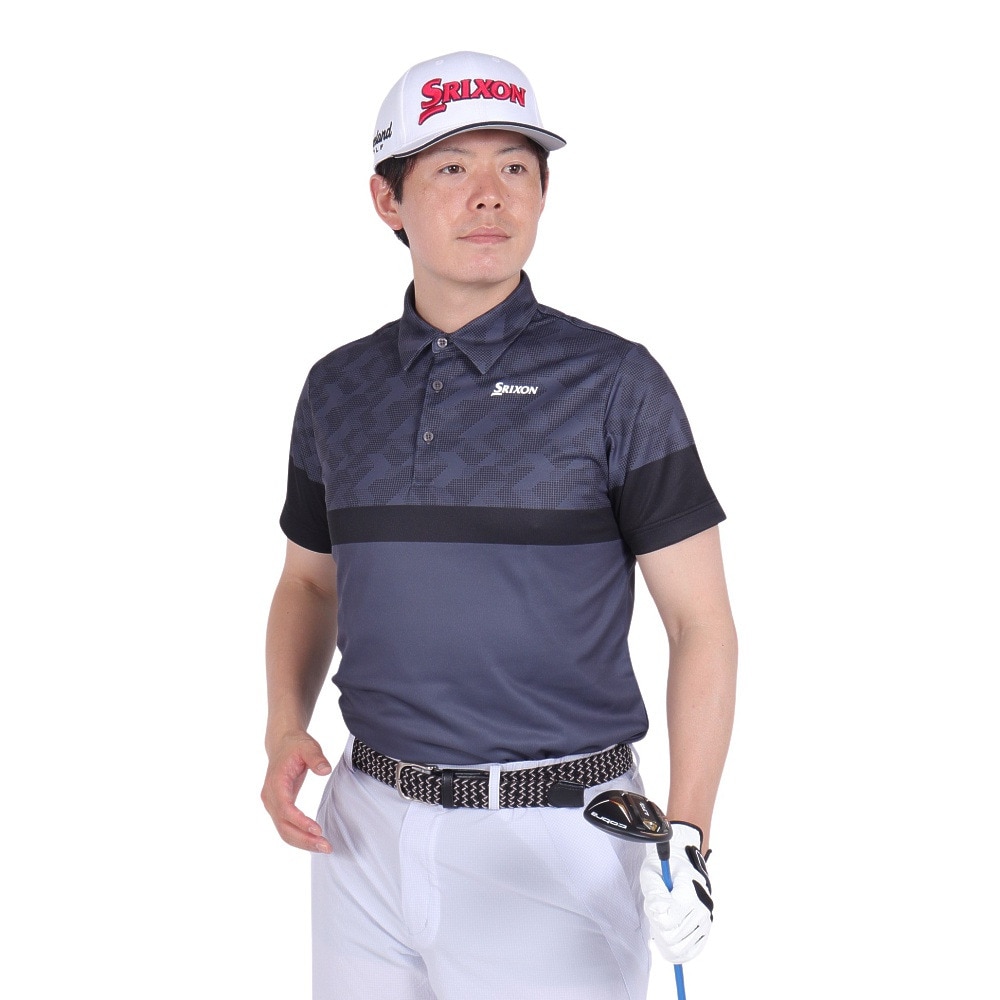スリクソン（SRIXON）（メンズ）ゴルフウェア 吸汗速乾 半袖シャツ RGMVJA13 GY00