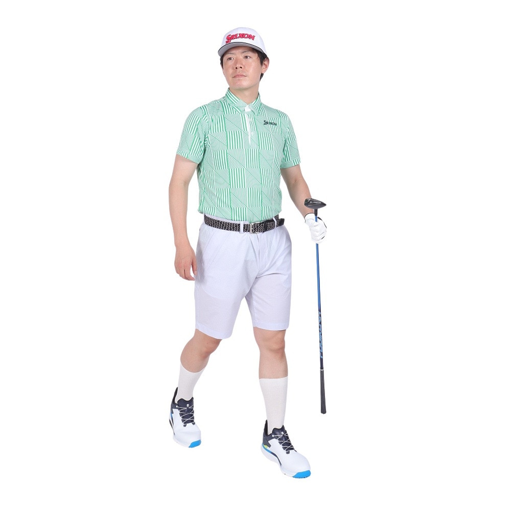 スリクソン（SRIXON）（メンズ）ゴルフウェア 吸汗速乾 半袖シャツ RGMVJA19 GR00