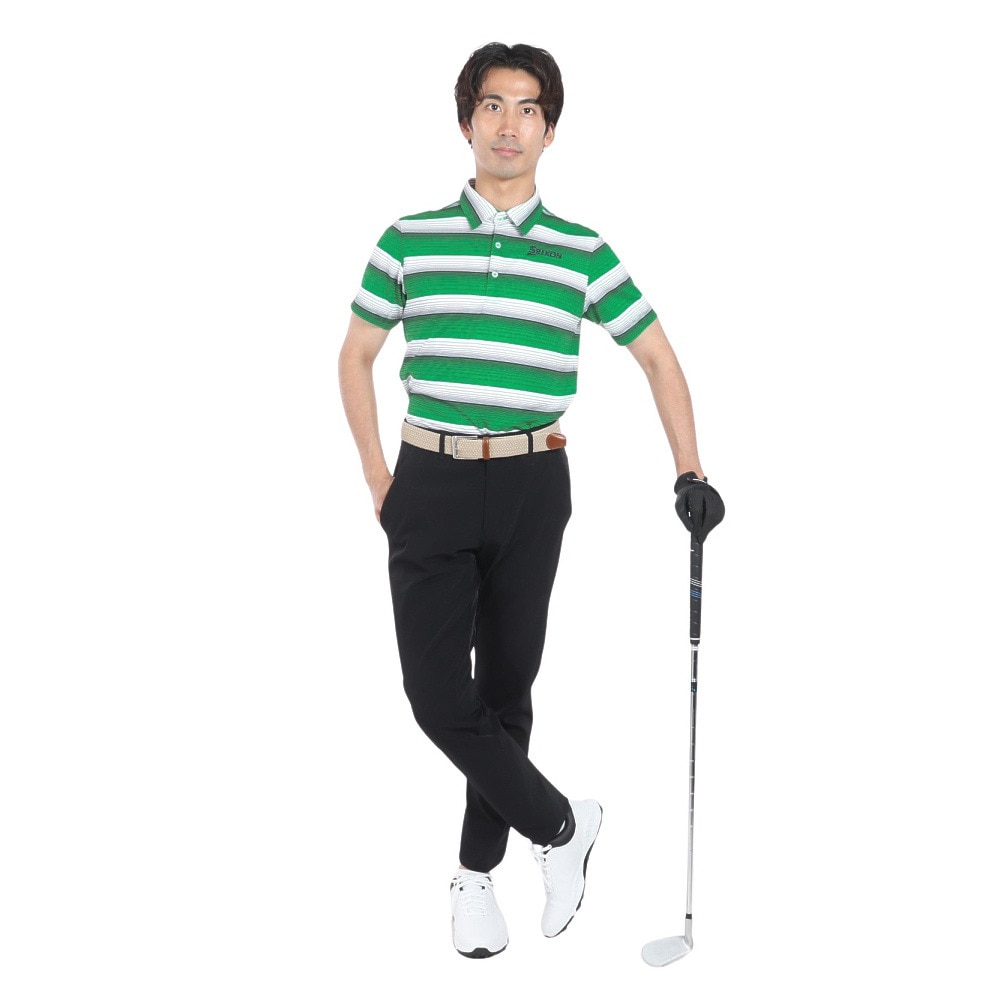 スリクソン（SRIXON）（メンズ）ゴルフウェア 吸汗速乾 半袖シャツ RGMVJA22 GR00
