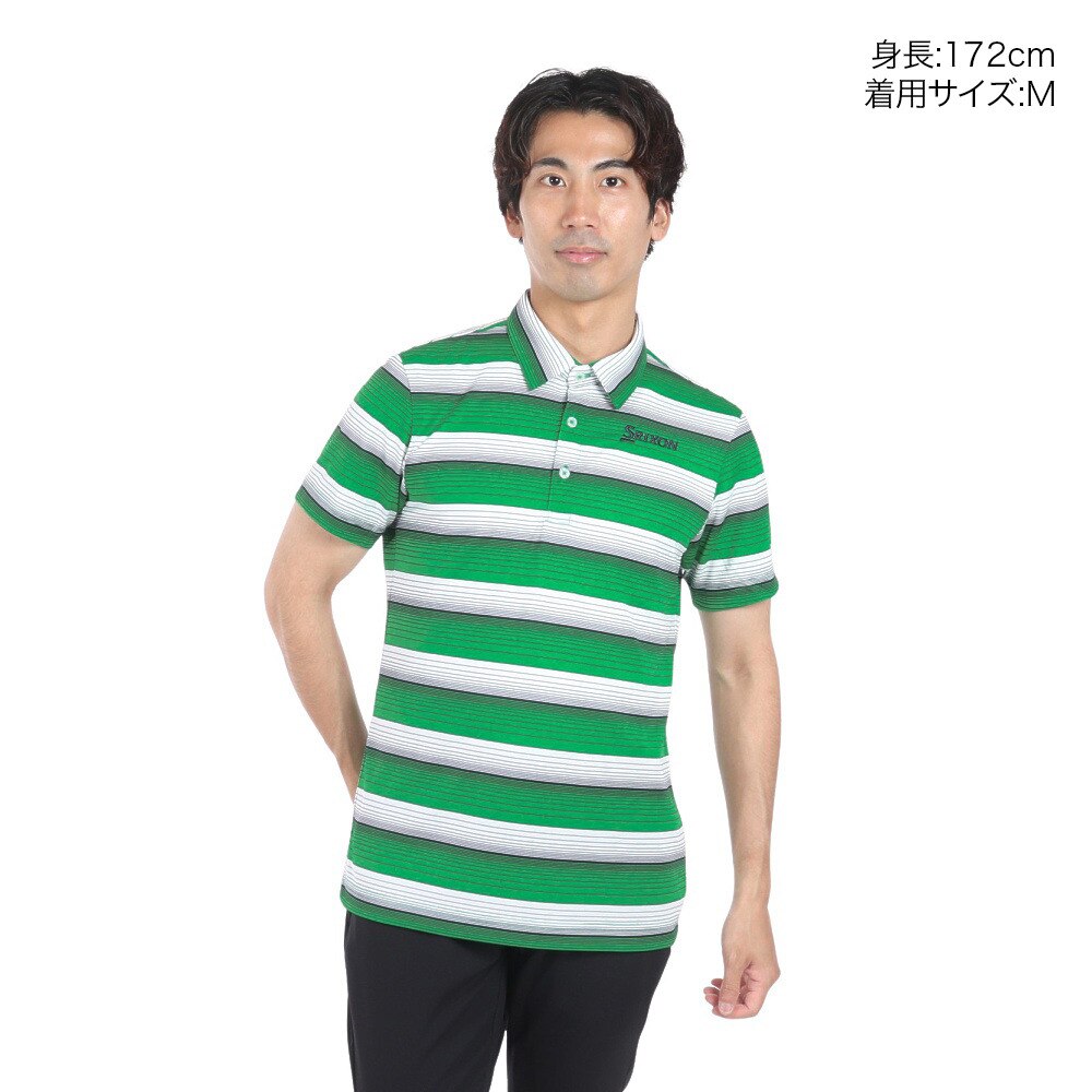 スリクソン（SRIXON）（メンズ）ゴルフウェア 吸汗速乾 半袖シャツ RGMVJA22 GR00