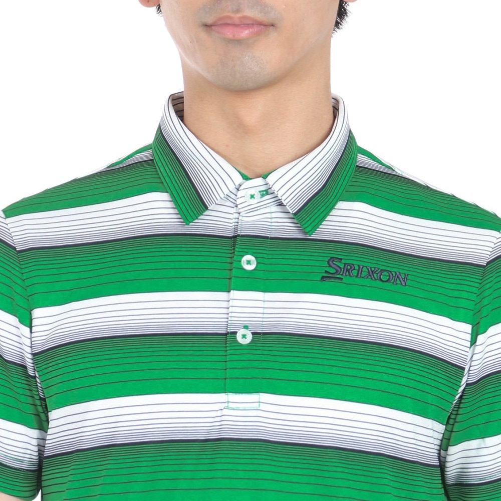 スリクソン（SRIXON）（メンズ）ゴルフウェア 吸汗速乾 半袖シャツ RGMVJA22 GR00