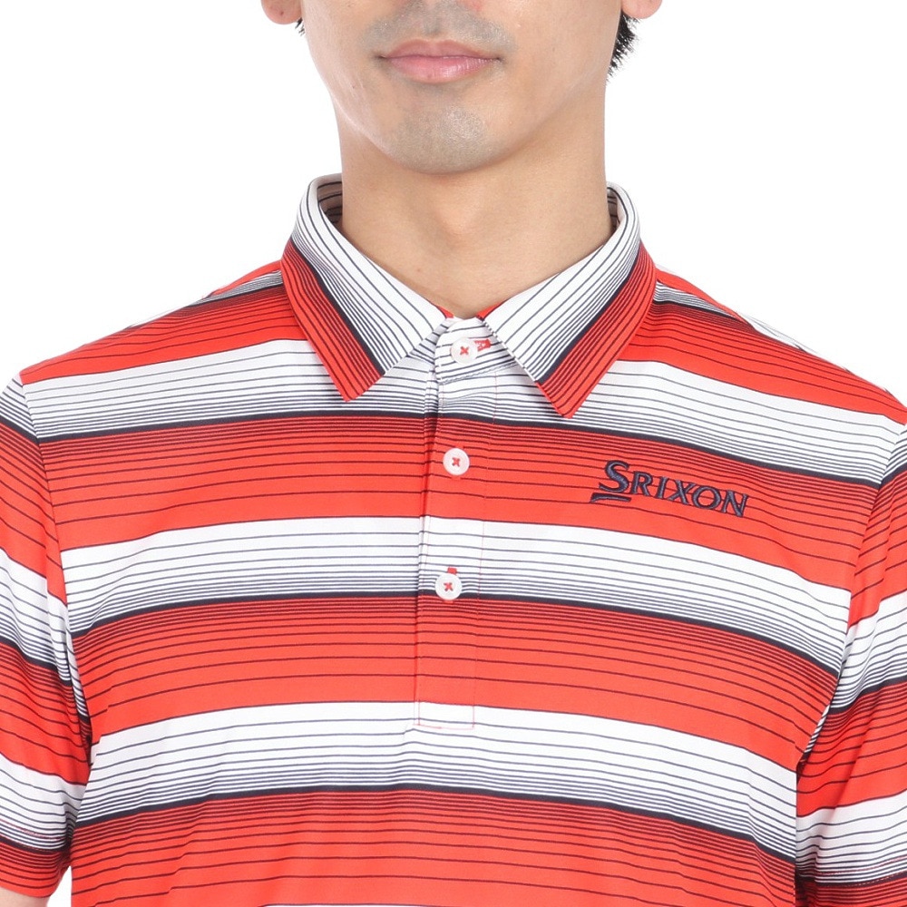 スリクソン（SRIXON）（メンズ）ゴルフウェア 吸汗速乾 半袖シャツ RGMVJA22 RD00