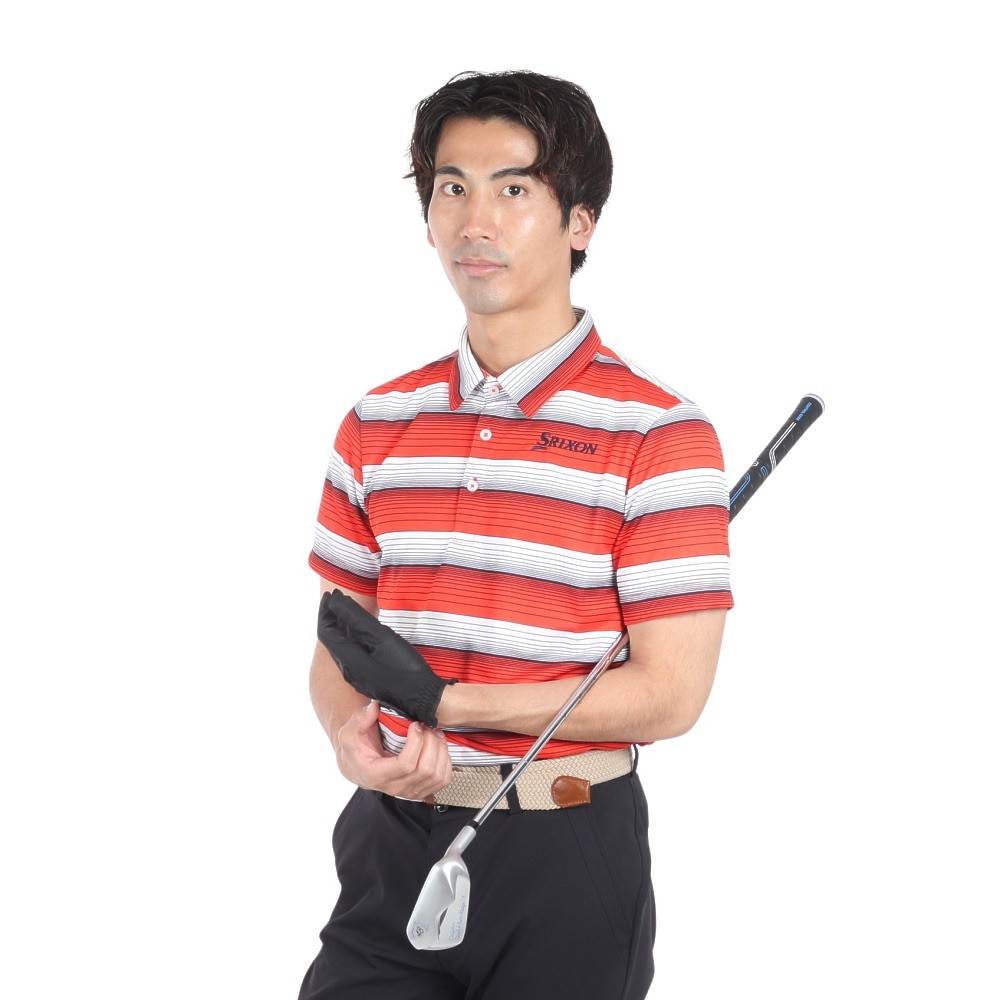 スリクソン（SRIXON）（メンズ）ゴルフウェア 吸汗速乾 半袖シャツ RGMVJA22 RD00