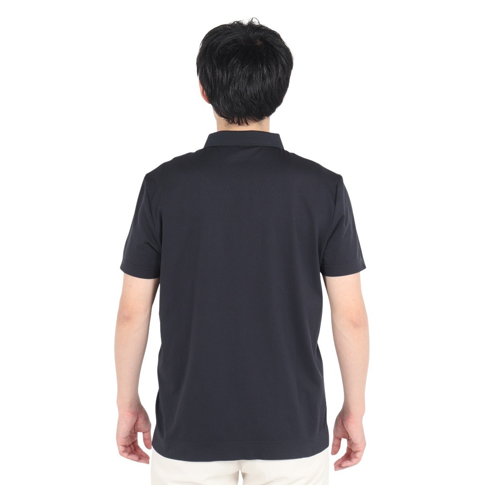 J.LINDEBERG（メンズ）ゴルフウェア 冷感 速乾 シームレス バックブリッジ 半袖 ポロシャツ 071-22863-019